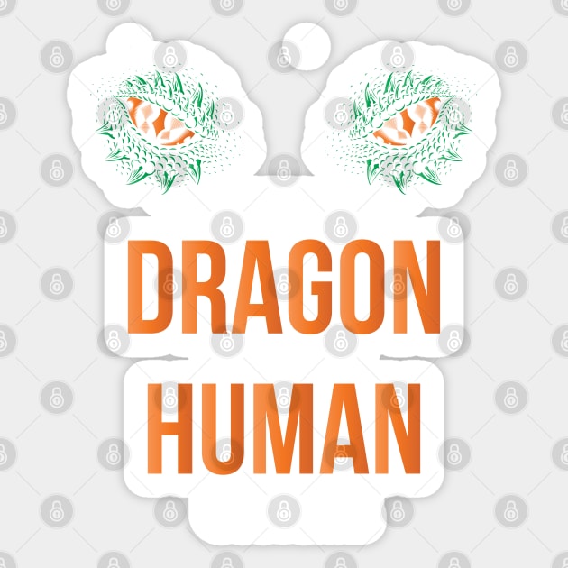 I'm Really A Dragon This Is My Human Costume Halloween Sticker by SuMrl1996